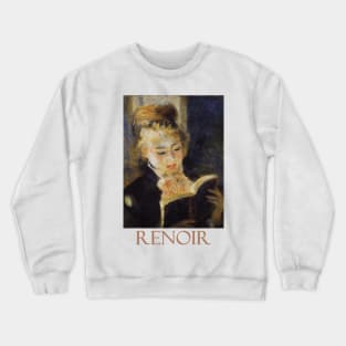 The Reader by Pierre-Auguste Renoir Crewneck Sweatshirt